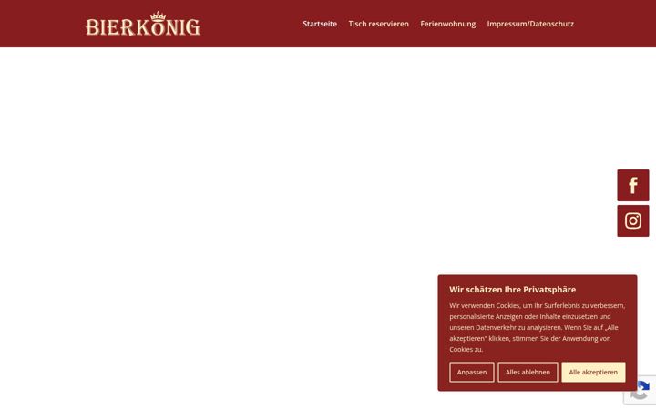 Screenshot of bierkoenig-rieden.com