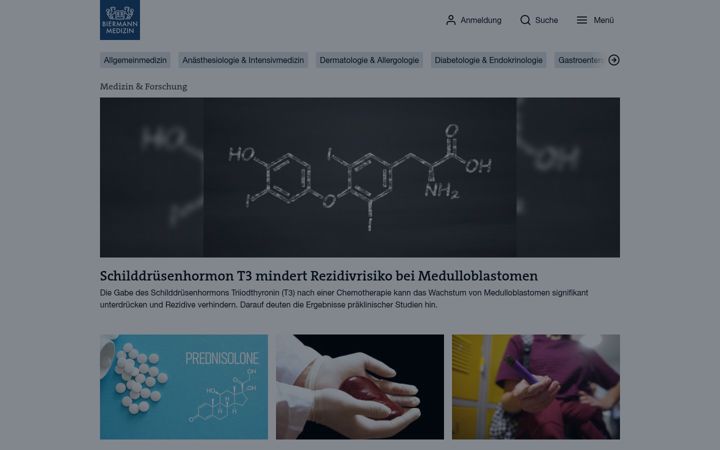 Screenshot of biermannmedizin.de