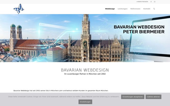 Screenshot of biermeier.de