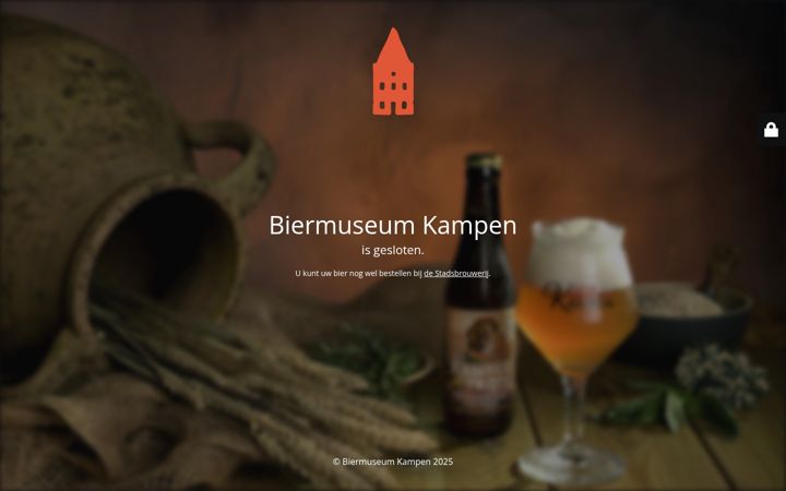 Screenshot of biermuseumkampen.nl