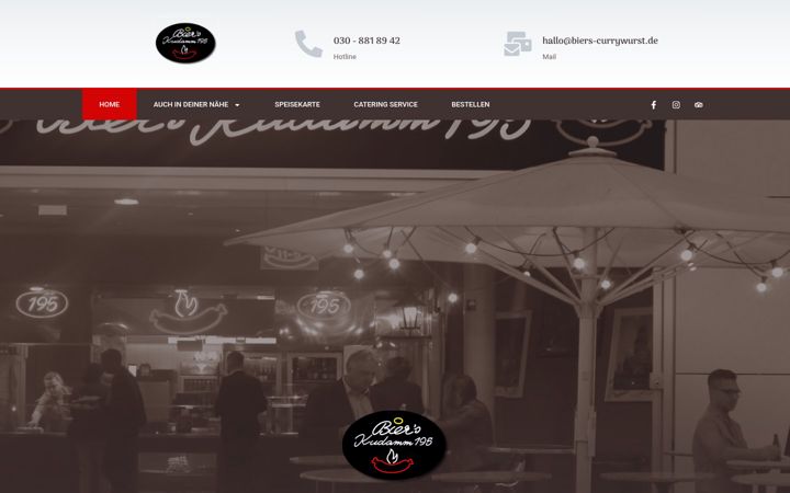 Screenshot of biers-currywurst.de