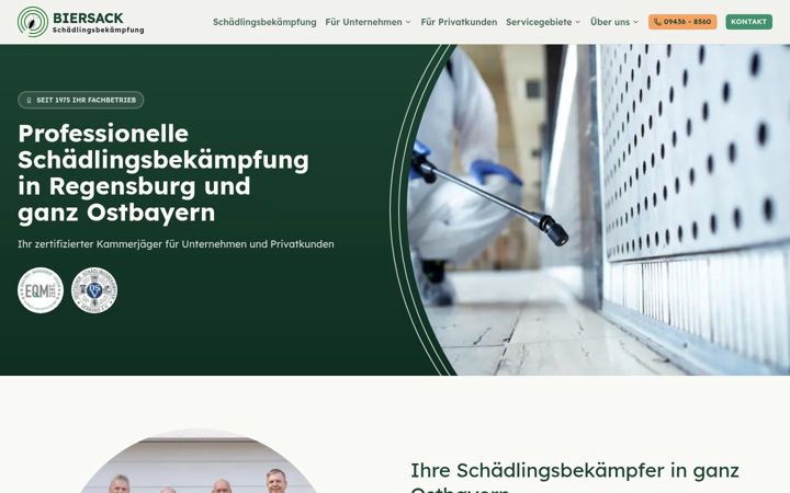 Screenshot of biersack-gmbh.de