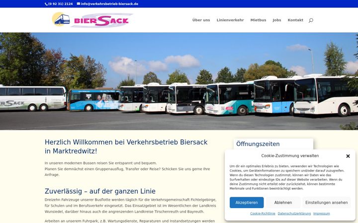 Screenshot of biersack-reisen.de