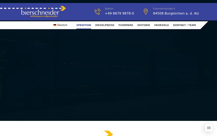 Screenshot of bierschneider.com