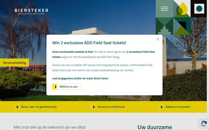 Screenshot of biersteker.nl