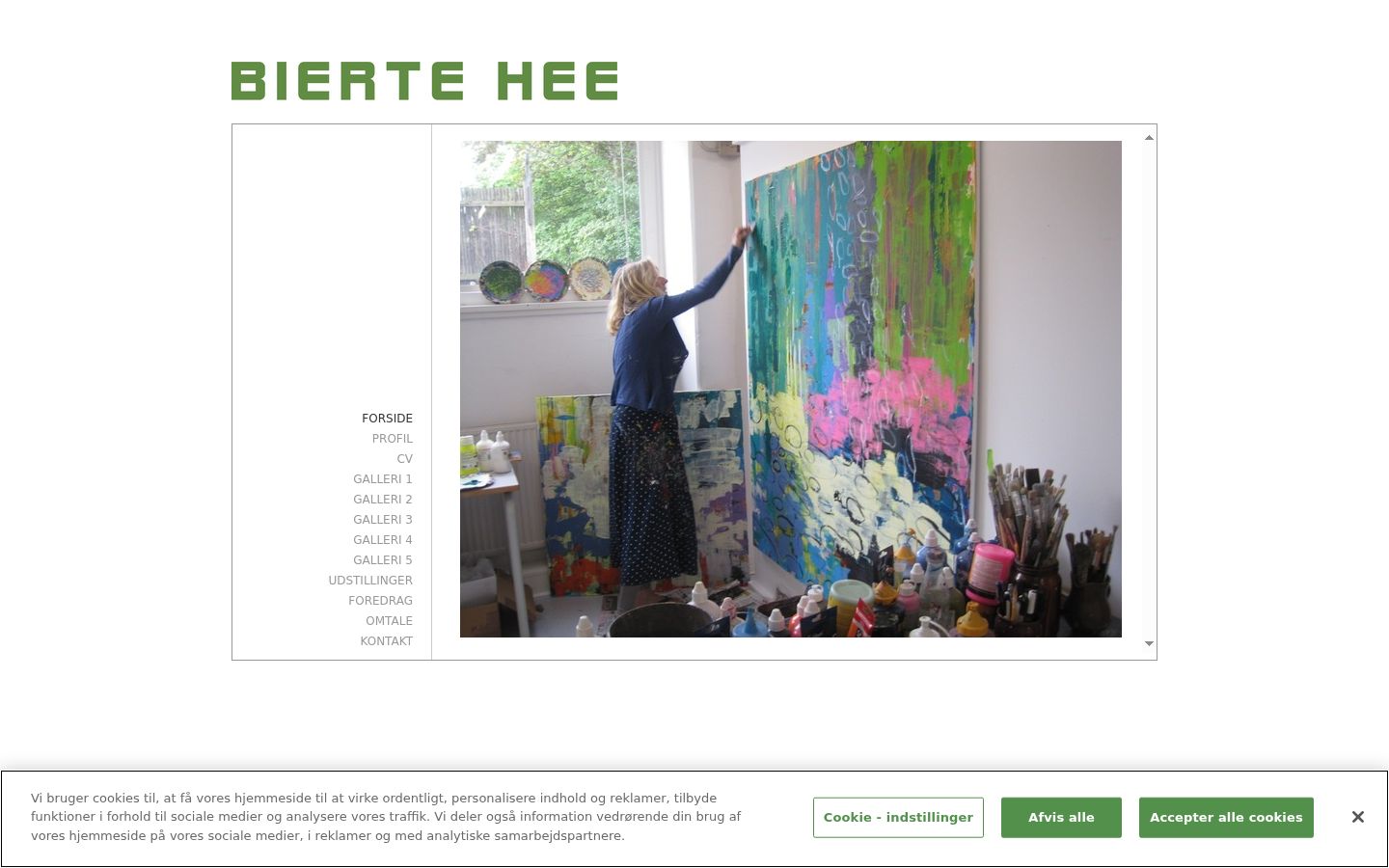 Capture d'écran de la bannière de consentement affichée avant toute interaction