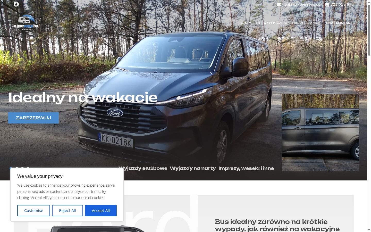 Sutikimo reklamjuostės, rodytos prieš bet kokią sąveiką, ekrano kopija