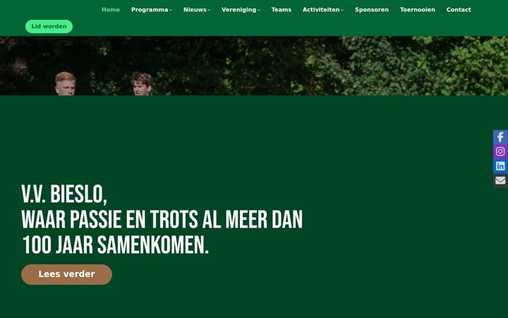 Screenshot of bieslo.nl