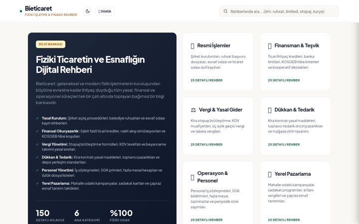 Screenshot of bieticaret.com