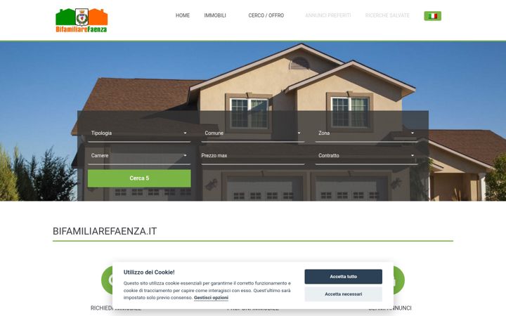 Screenshot of bifamiliarefaenza.it