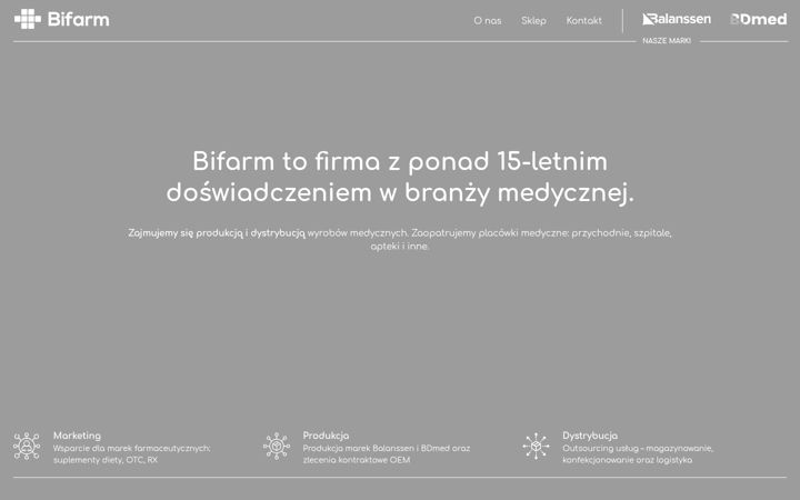 Screenshot ta' bifarm.pl