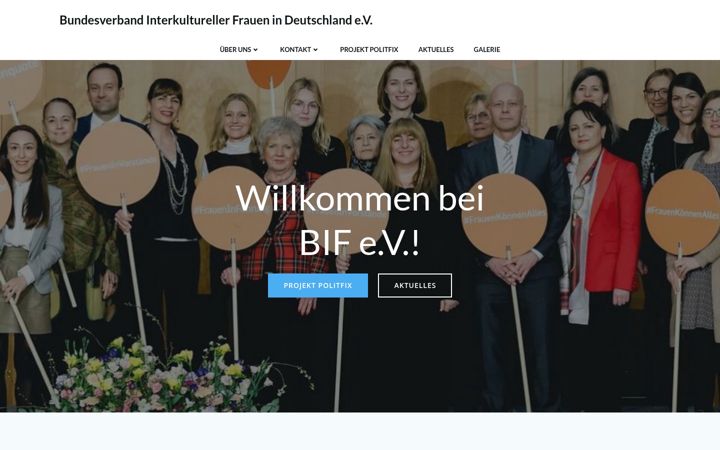 Screenshot of bifev.de