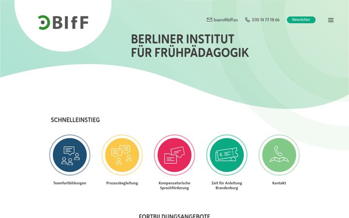 Screenshot of biff.eu
