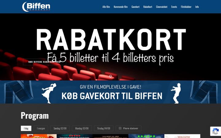 Screenshot of biffen.eu
