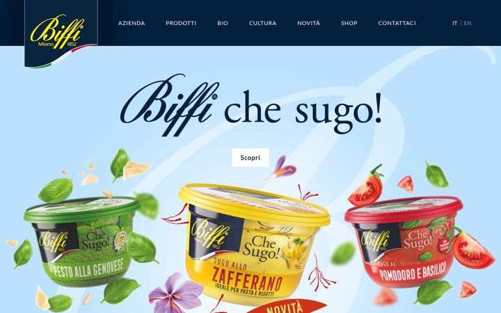 Screenshot of biffi1852.it
