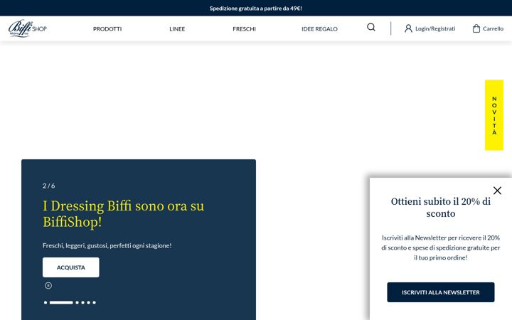 Zrzut ekranu biffishop.it