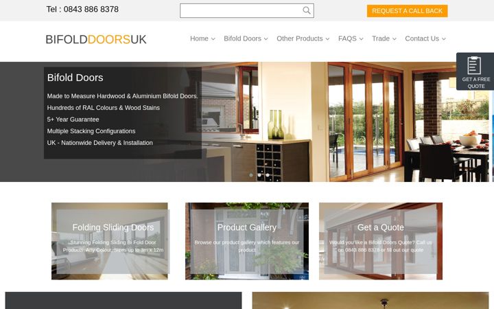 Zrzut ekranu bifold-doors-uk.co.uk