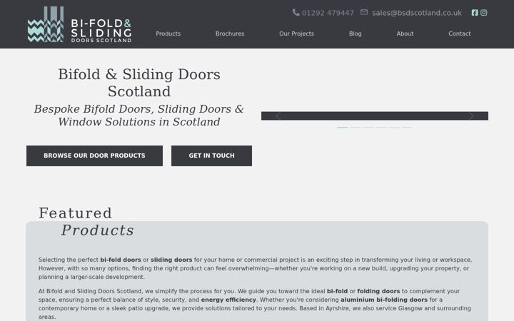 Zrzut ekranu bifoldandslidingdoorsscotland.co.uk