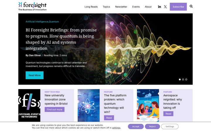 Screenshot of biforesight.com
