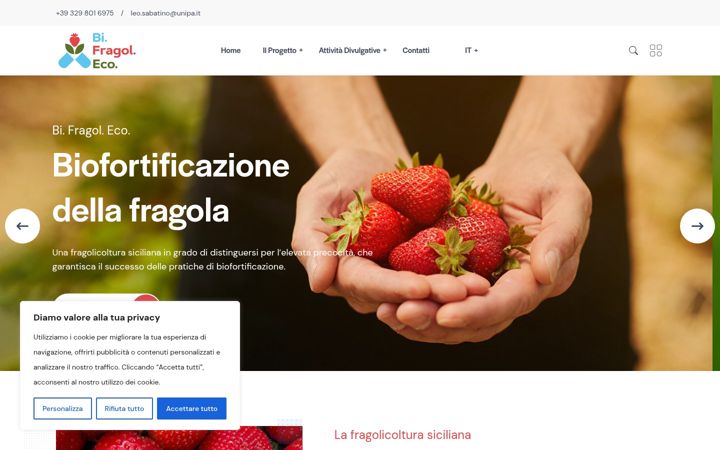 Screenshot of bifragoleco.it