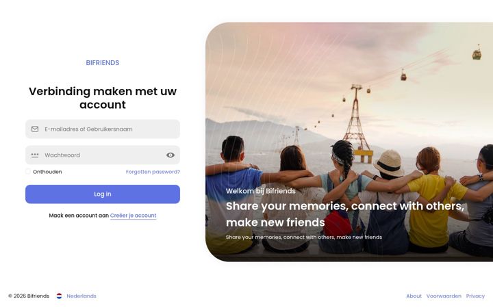 Screenshot of bifriends.nl