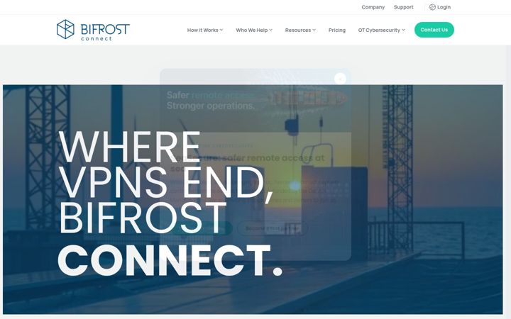 Screenshot of bifrostconnect.com