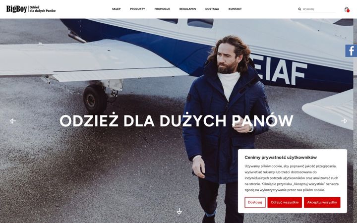 Screenshot of big-boy.sklep.pl
