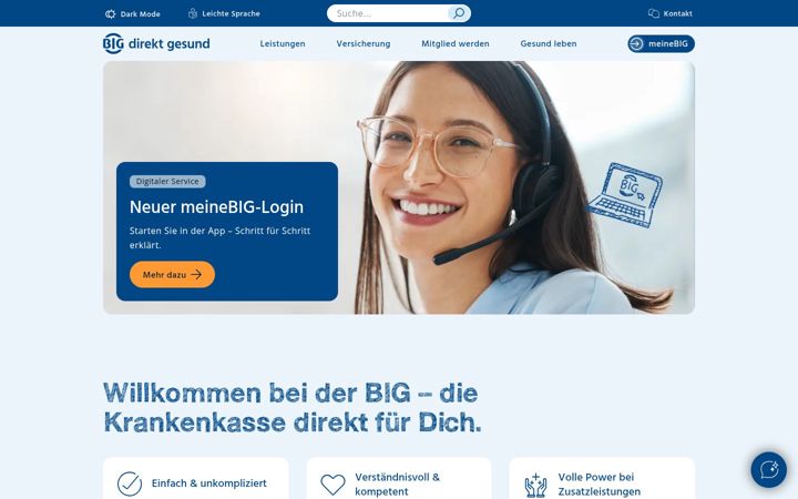 Screenshot von big-direkt.de