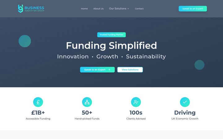 Screenshot of big-innovation.co.uk
