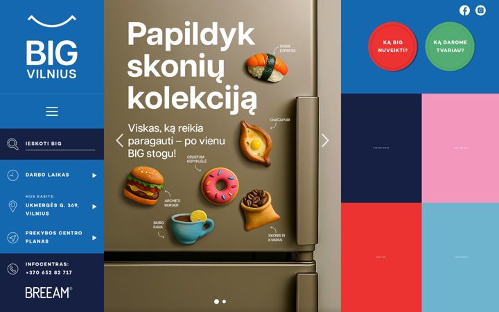 Ekraanipilt saidist big-vilnius.lt