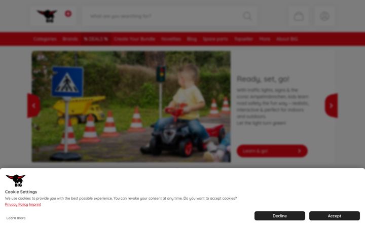 Screenshot of big.de