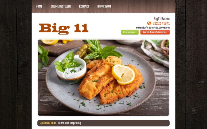 Screenshot of big11.eu