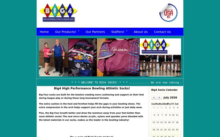 Screenshot of big4socks.com