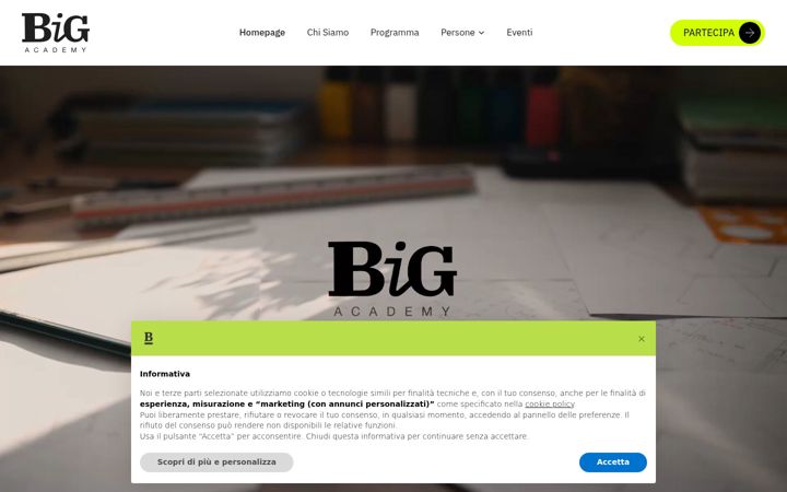 Screenshot of bigacademy.it