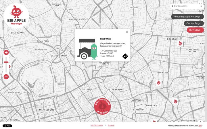 Screenshot of bigapplehotdogs.com