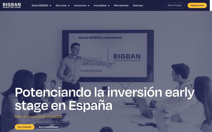 Screenshot stránky bigban.org