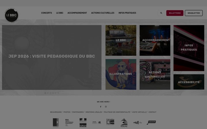 Screenshot of bigbandcafe.com