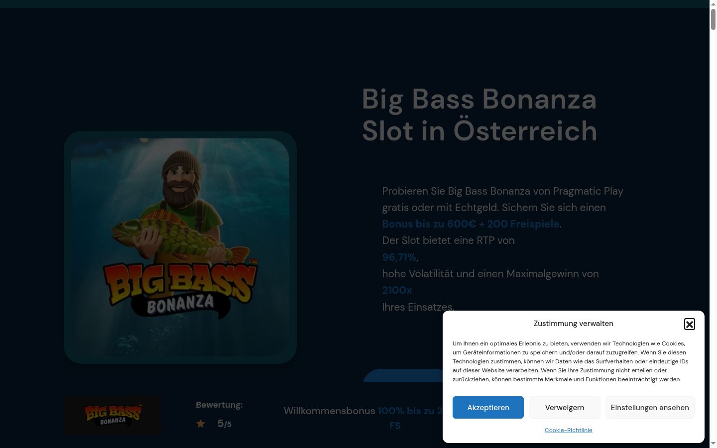 Sutikimo reklamjuostės, rodytos prieš bet kokią sąveiką, ekrano kopija