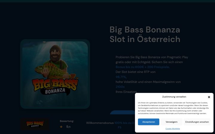 Screenshot of bigbassbonanza-bet.com