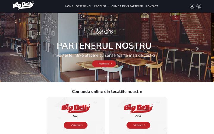 Screenshot of bigbelly.ro