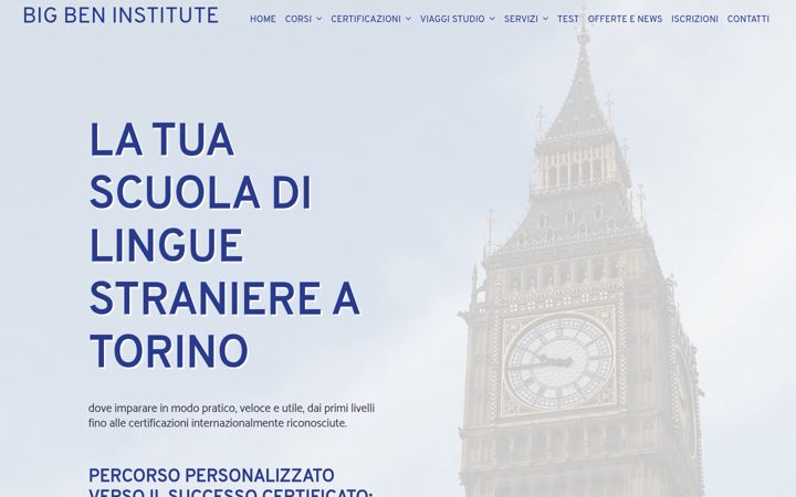 Screenshot of bigbeninstitute.it