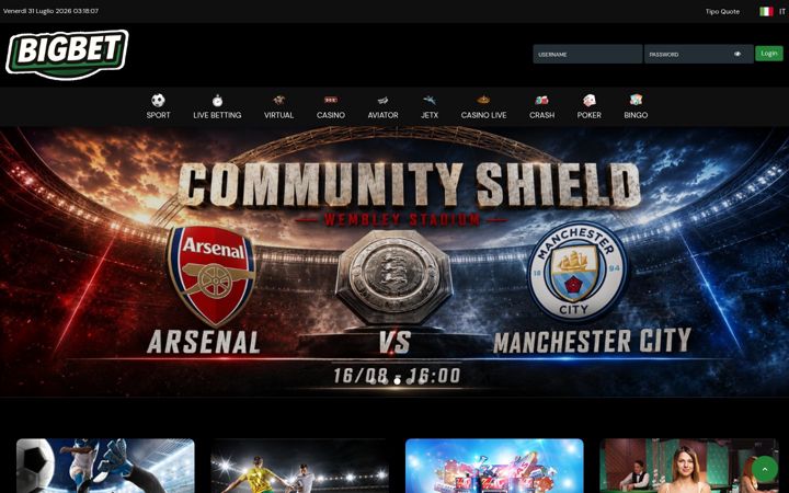 Screenshot of bigbet.life