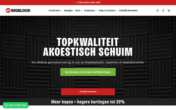 Screenshot of bigblock.be