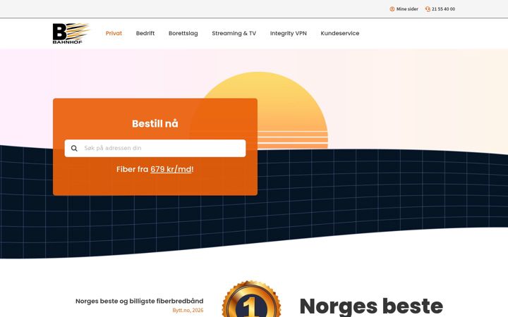 Screenshot of bigblu.se