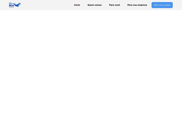 Screenshot of bigblueseguros.com.br