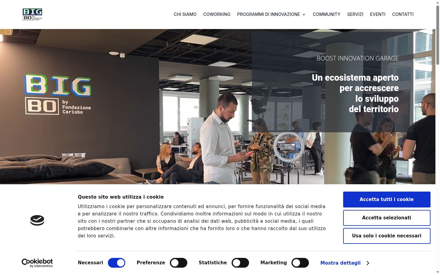 Screenshot tal-banner tal-kunsens muri qabel kwalunkwe interazzjoni