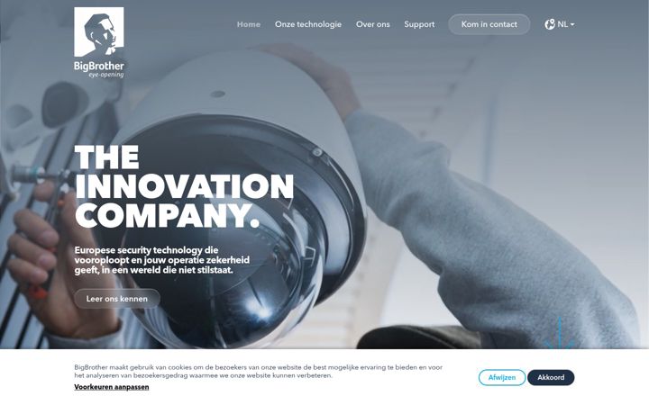 Screenshot of bigbrother.nl