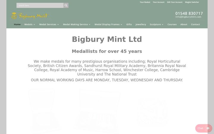 Captura de pantalla de bigburymint.com