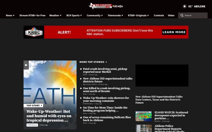 Screenshot of bigcountryhomepage.com