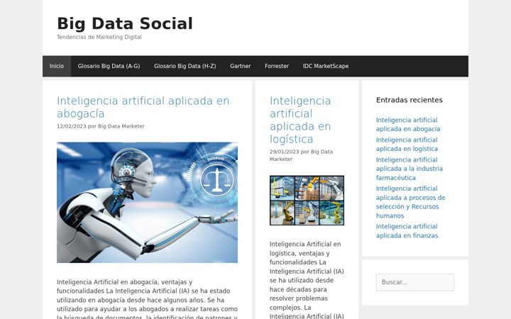 Screenshot of bigdata-social.com